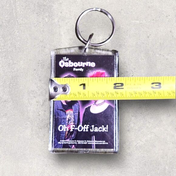 Ozzy Osbourne Family 2002 MTV Keychain Reality TV Promo Collectible Hot Topic - Picture 4 of 5